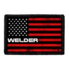 Welder - US Flag - Red | Hook and Loop