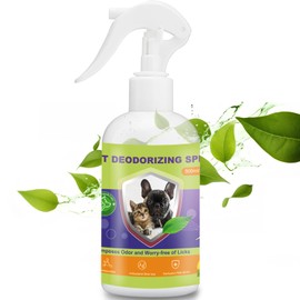 Dog Urine Odor Eliminator Spray for Home, Cat Litter Box Deodorizer, Pet Room Deodorizing Spray for Pee Smells on Carpet or Furniture, Puppy Perfume Spray Long Lasting, 500ml/16.9oz, Green Tea