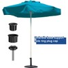 NIHUIFDPY 6Pcs Patio Umbrella Replacement Parts Kit Parasol Base Insert