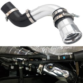 Cold Side Intercooler Pipe Upgrade Kit for Ford 6.7L Powerstroke Diesel 2011-2016 F250 F350 F450，3.5 inch intercooler piping kit.