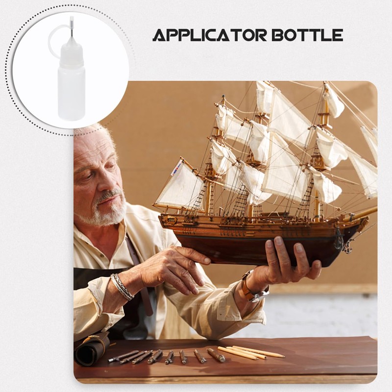 VILLCASE 10 Aplicador de Punta de Precisión: 10 ml Botella