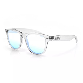 ZANheadgear Zan® Minty Sunglass Crystal Clear Frame Clear Blue Light Lens