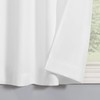 No. 918 Martine Microfibre Valance and Tier Set, Semi Clear,