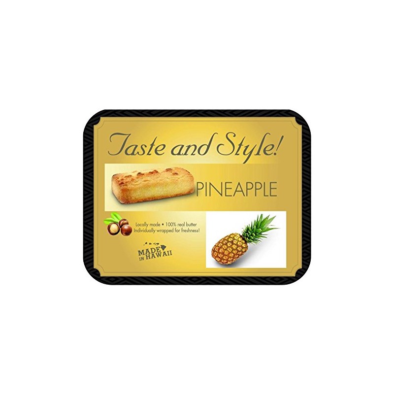 Diamond Bakery Premium Hawaiian Macadamia Nut Shortbread Cookies, Pineapple