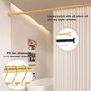 Gracelife Shower Curtain Decorative Hook Modern Square T Bar Shape