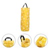 QIANRENON Kitchen Grocery Plastic Trash Bag Holder Washable Wall Mount