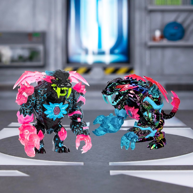 MrBeast Lab Apex Beast Neon Panther Collector Figure, Standing at