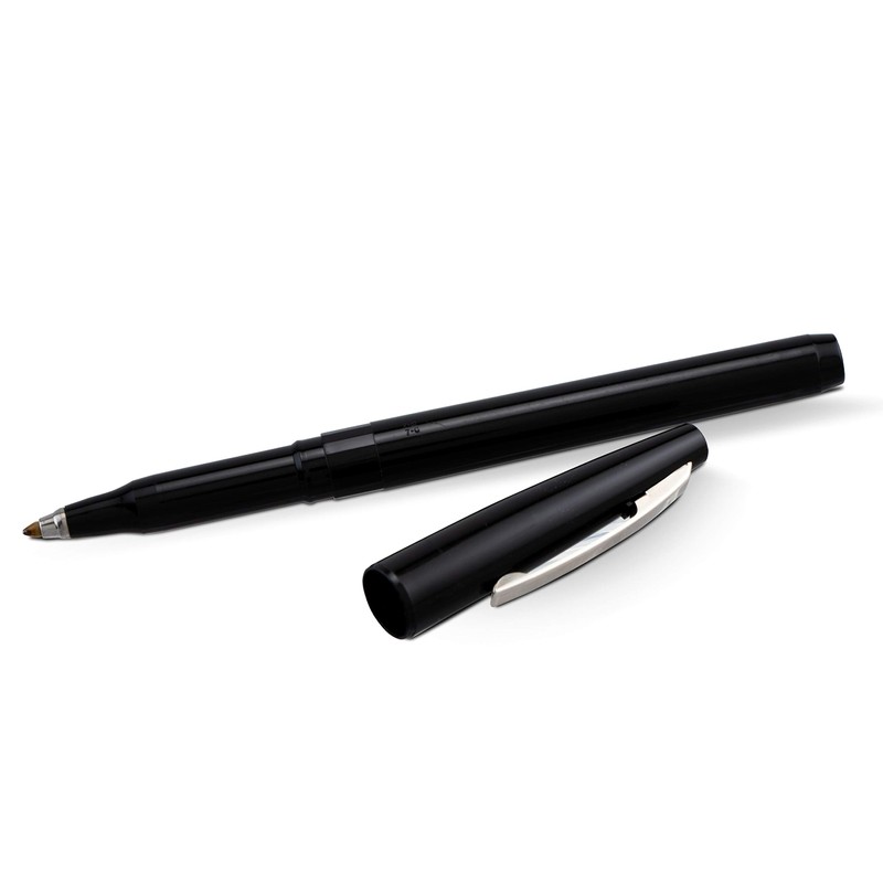 Pentel Rolling Writer Roller Ball Pen, Medium Line, Black Ink,