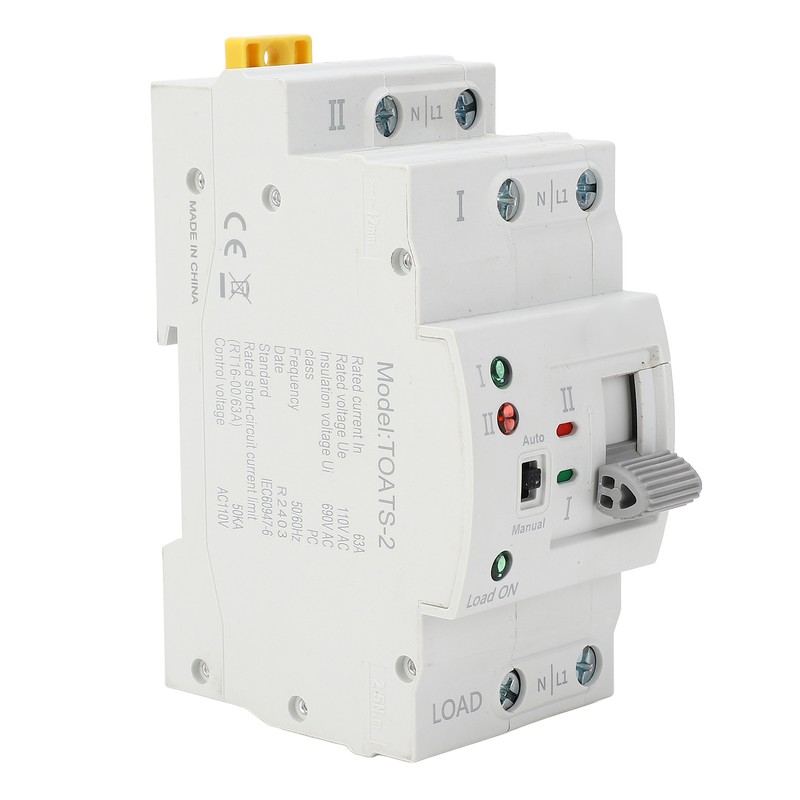 Dual Power Automatic Transfer Switch 2P 16A ATS Electrical Circuit