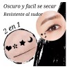 Mafab Delineador De Ojos Negro Plumón Y Sello De Figuras