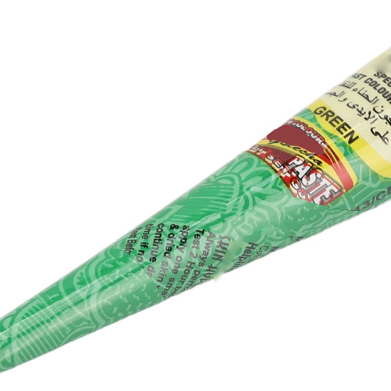 12pcs Tattoo Paste Cones 300g Semi Permanent Washable Waterproof Green