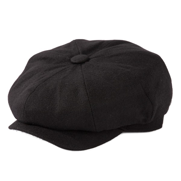 TOP-EX L/XL/XXL Merino Wool Flat Hat Men's 8 Panel Peaky