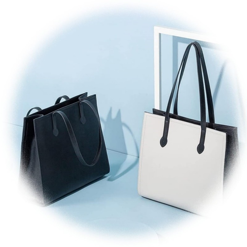 Zwenjuan Bag Handle PU Leather, 2 Pieces Bag Handle, Bag