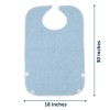 WAVE 3 Pack Adult Bibs for Eating with Catch Bib-Washable