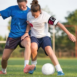 BESPORTBLE 2 Pcs Black Captain Armbands, Breathable Nylon Soccer Accessories with Anti-Slip Design for Adults and Teens, 5.11 X 2.51 Inch