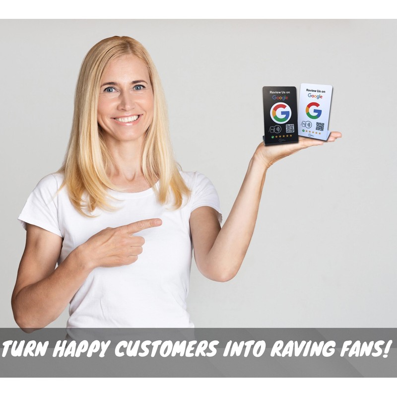 TAPro Tap Google Review Stand – NFC & QR Code