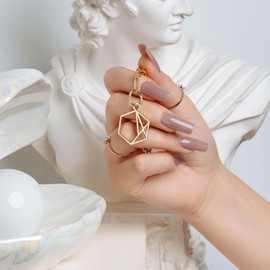 Apres Neutrals Gel-X Mia Box Of Press On Nails, 11 Sizes 00-9, Soft Gel Nail Tip Box (150pcs) (Natural Round Medium, 150pcs)