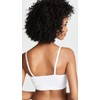 Yummie ummie Women's Convertible Scoop Neck Bralette, White, Small-Medium