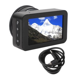 Telescope Electronic Eyepiece 4K with 3" Color Display for 22mm-46mm Optical Telescope Microscope, 5 Gear Digital Zoom