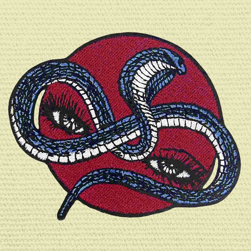The Snake Eyes Patch Embroidered Applique Badge Iron On Sew