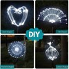 JJGoo Solar Firework Lights, 2 Pack 180 LEDs 2 Lighting