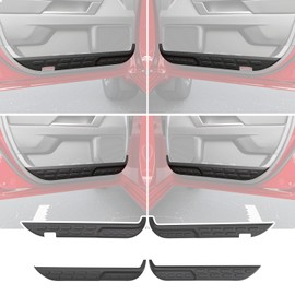 CZmenghe 4PCS Car Door Anti Kick Pads Sticker Compatible with 2022-2026 Toyota Tundra Car Door Protective Cover Trim Replacement for 2022-2026 Toyota Tundra Accessories
