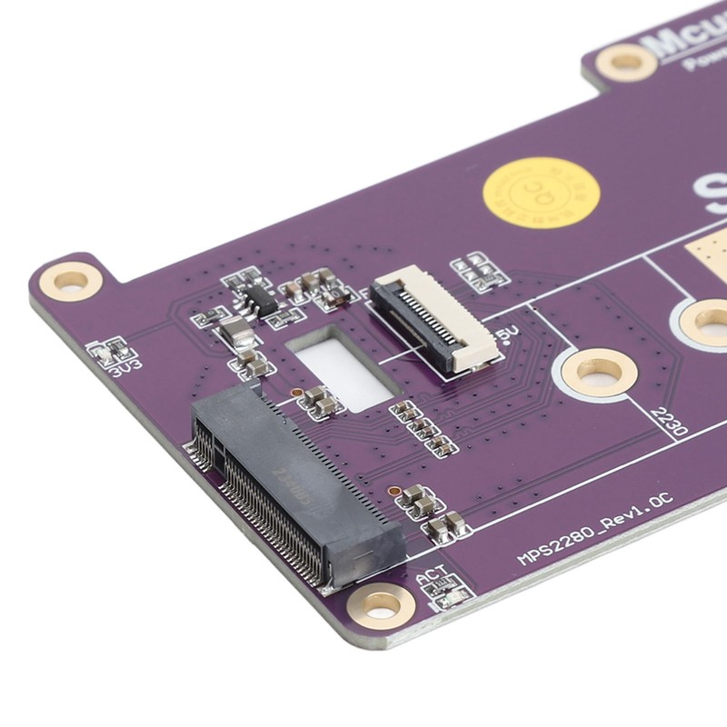 SSD Expansion Board for RPi 5 Support PCIE X1 and