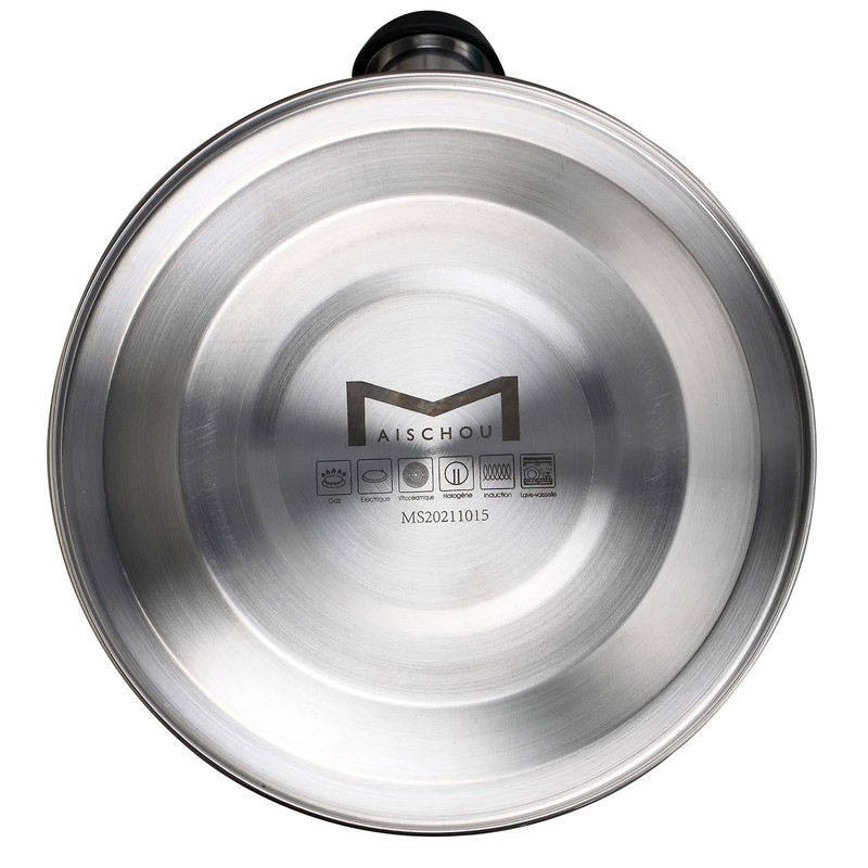 MAISCHOU Stove Top Whistling Kettle 2.5L Stainless Steel (Navy Blue)