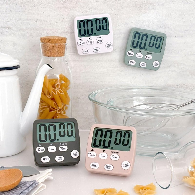 AT-L03CH Digital Kitchen Timer with Magnet, Easy to Read Large