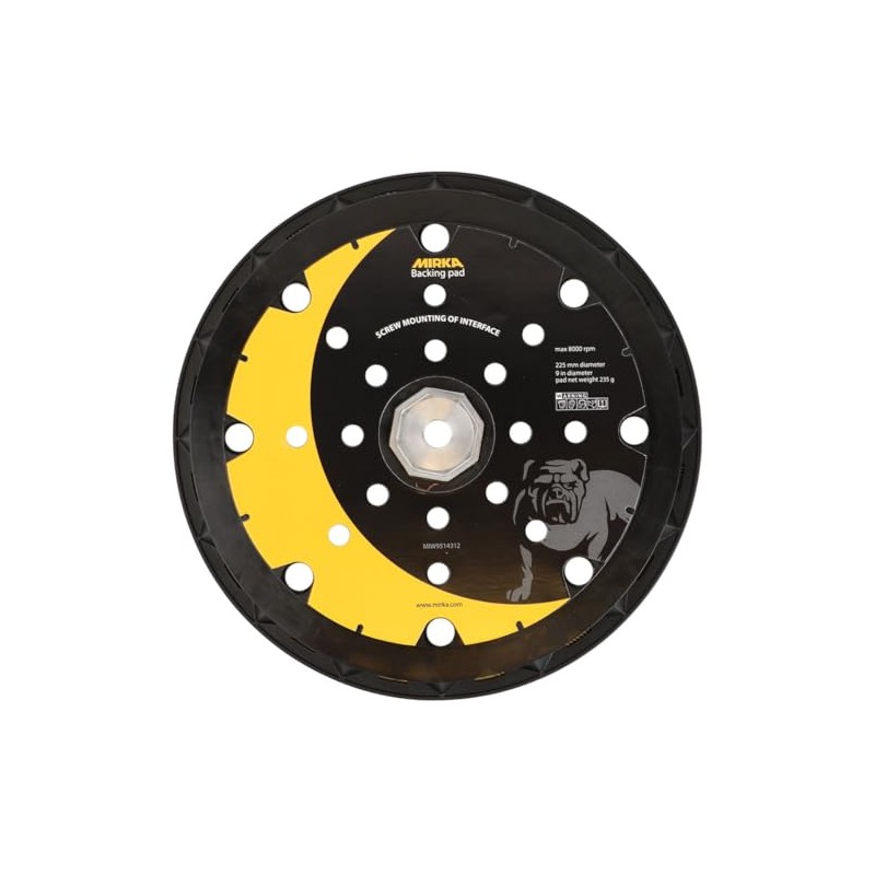 Backing Pad 225 mm 25H Grip Leros + 8 Screws