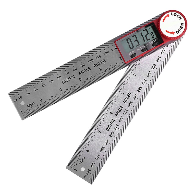 Angle Finder 360° Digital Display Durable Stainless Steel Portable Electronic