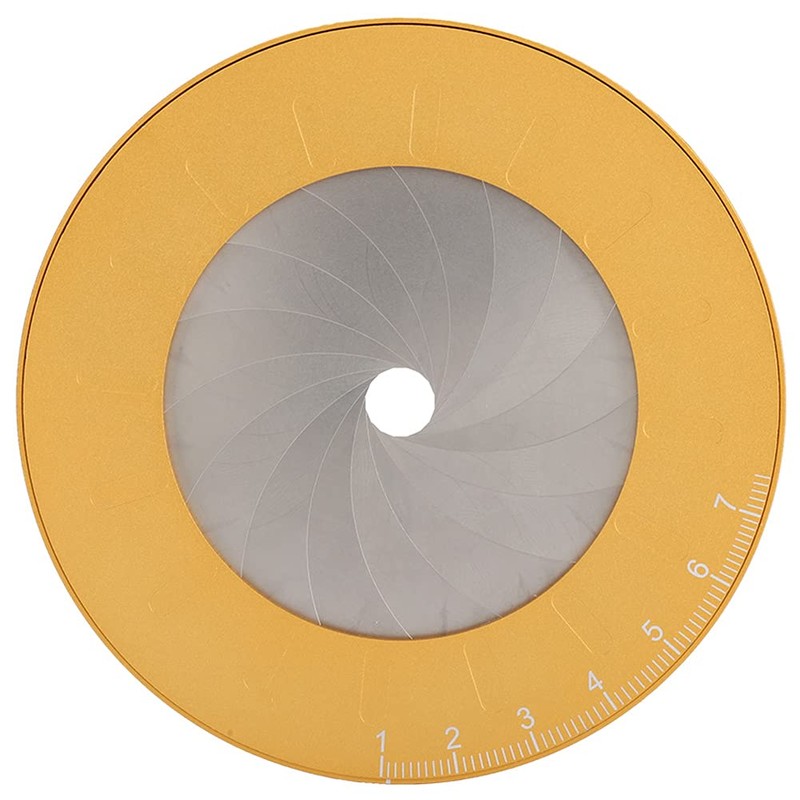 Yctze Adjustable Metal Round Circle Drawing Tool, Professional Ruler Template
