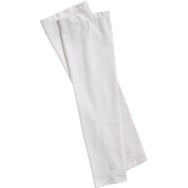 Coolibar UPF 50+ Men's Navagio Sun Sleeves - Sun Protective (Small/Medium- White)