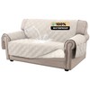PrinceDeco 100% Waterproof Loveseat Covers for 2 Cushion Couch Sofa
