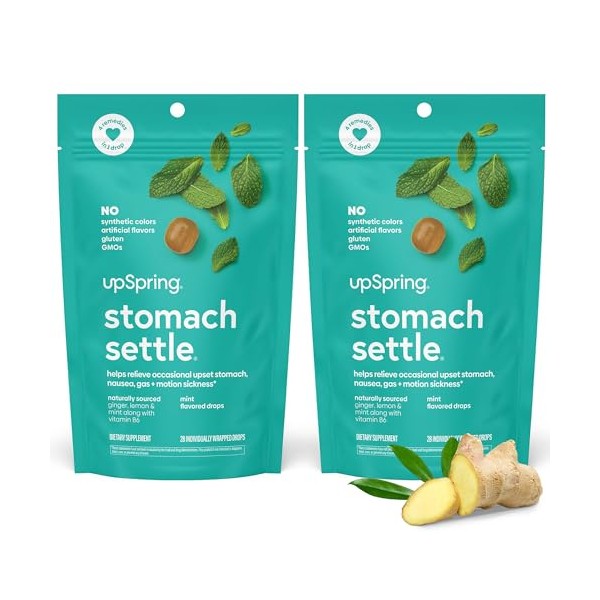 UpSpring UpSpring Stomach Settle Drops for Occasional Nausea Relief, Upset