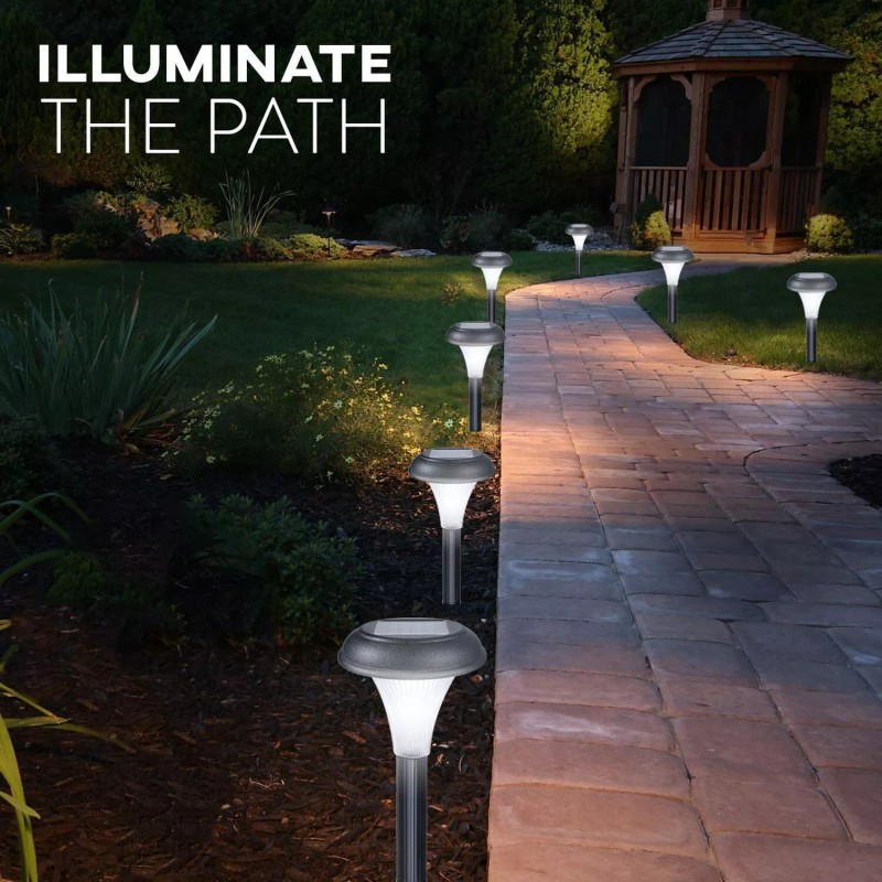 GardenBliss Best Solar Lights for Outdoor Pathway, 10 Brightest Light