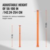 VEVOR House Floor Jack, 56"-100" Height Range, 18000 lbs Max