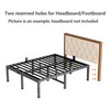 FUIOBYVV Queen Bed Frame,12 Inch Metal Platform with Steel Slats