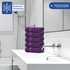 Towelogy Premium Face Cloths 100% Combed Cotton Fade Resistant 33x33cm