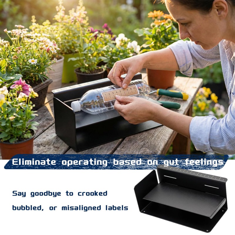 Label Positioning Shelf Candle Label Application Tool for Jars &