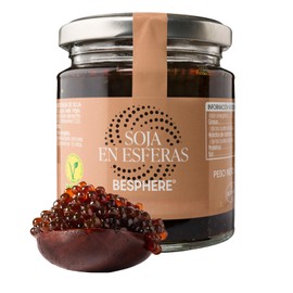Soy Sauce Caviar Spheres – Gourmet Soy Pearls for Sushi, Salads & Fine Dining – Vegan, Gluten-Free Food Topping (7 oz)