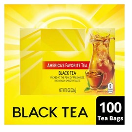 Black Tea Bags, Individually Wrapped 100 Count