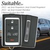 Vitodeco Genuine Leather Smart Key Fob Case Compatible with Jeep