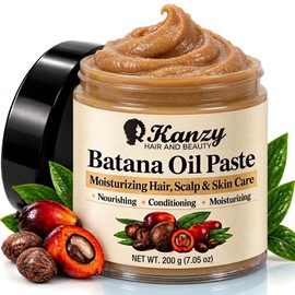 Kanzy Batana Oil Paste 200g - Moisturizing Hair, Scalp & Skin Care Treatment, Rich Butter-Like Texture for Dry Hair & Scalp, Conditioning Beauty Oil Paste