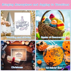 MIAOKE Markers Pens 48 Color Glitter Markers Metallic Markers Set, Self-Outline for Adults, Ideal for Drawing, Painting, Writing, Crafts