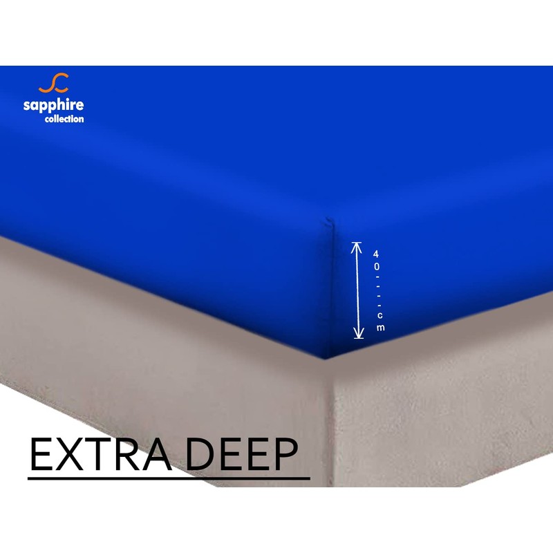 Extra Deep Bedding 100% Extra deep Fitted Sheets 16" 40CM