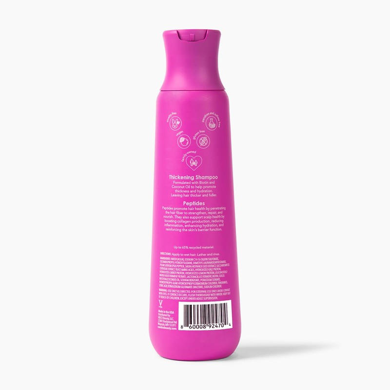 V&Co. Beauty Hair Thickening Shampoo with Peptide Technology, 12 Oz.
