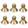 50Pcs Flat Hex Socket Screw M3 Pure Copper Countersunk Head
