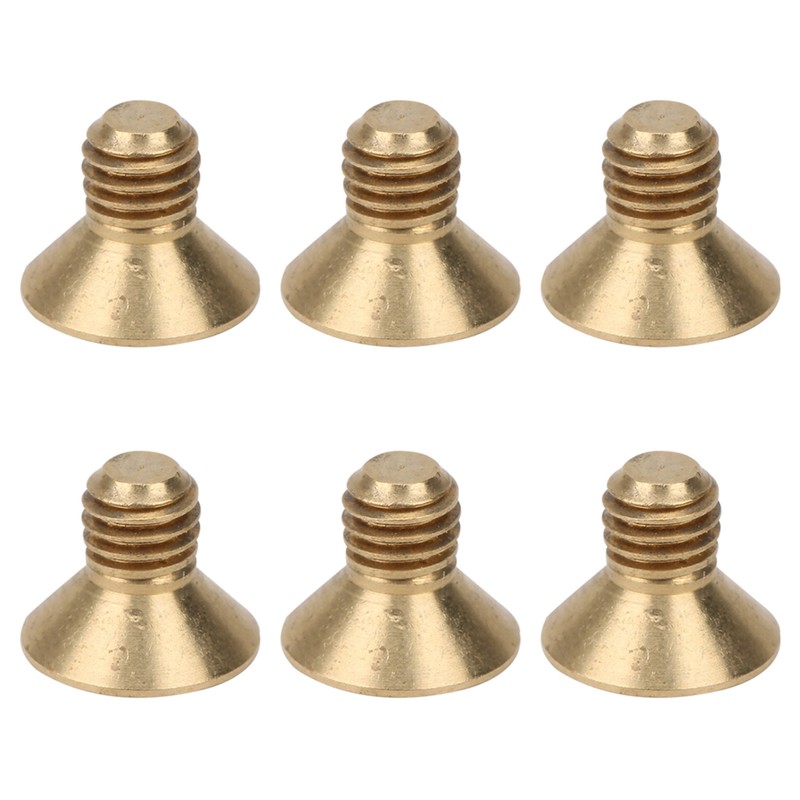 50Pcs Flat Hex Socket Screw M3 Pure Copper Countersunk Head
