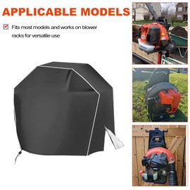 FEIJAZUM Backpack Blower Cover, Made of Heavy-Duty 600D Oxford, All-Weather Waterproof, Dustproof & UV-Resistant Design, for Multiple Backpack Leaf Blower Models